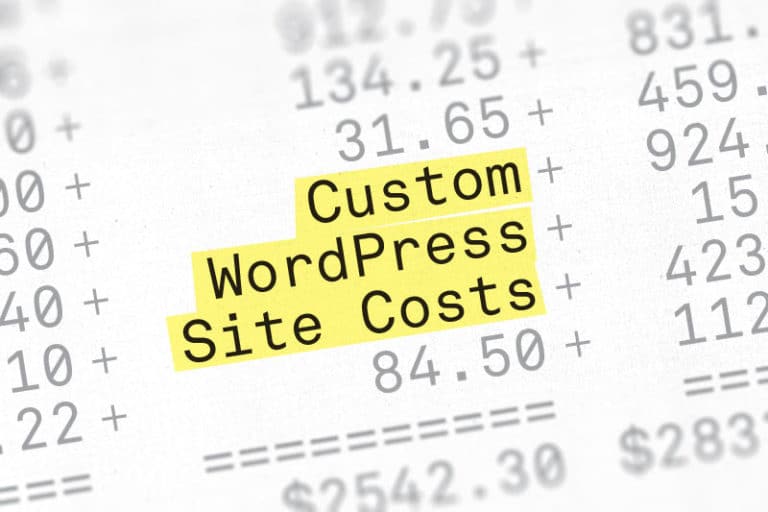 Custom WordPress Site Costs