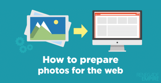 How to prepare photos for the web