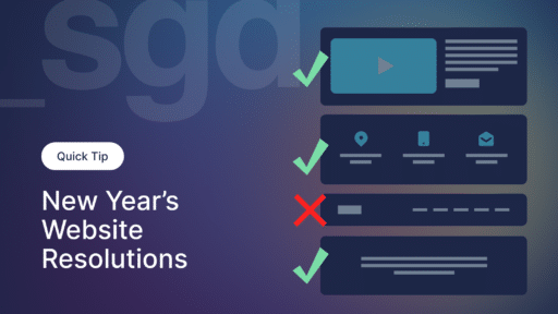 New year’s website resolutions