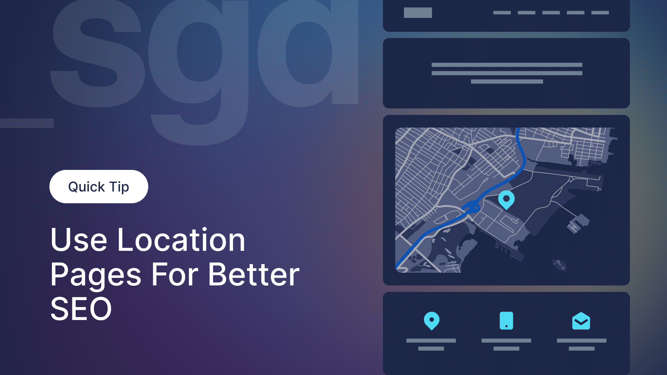Creating Location-Specific Landing Pages to Improve Local Search
