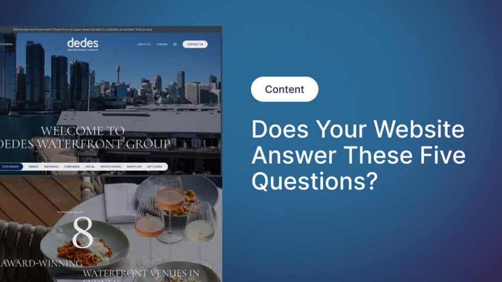 5 Essential Questions Your Website Needs to Answer