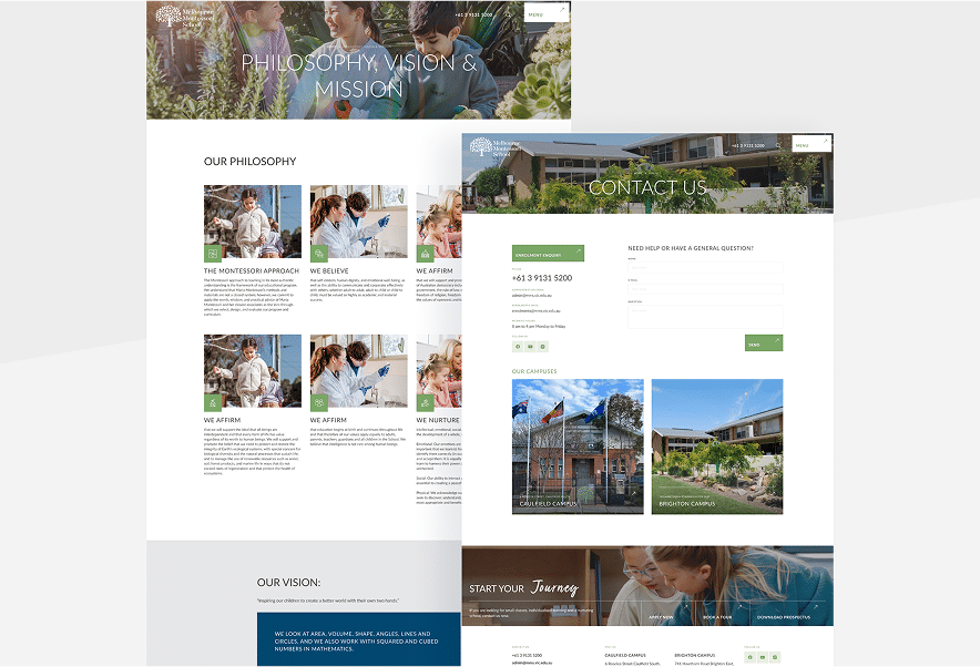 Melbourne Montessori website