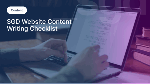 SGD Website Content Writing Checklist