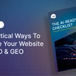 The AI SEO Checklist [Updated for 2026]