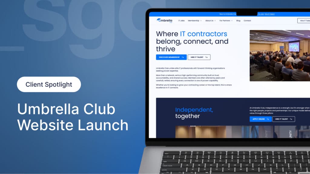 Umbrella Club Website Launch