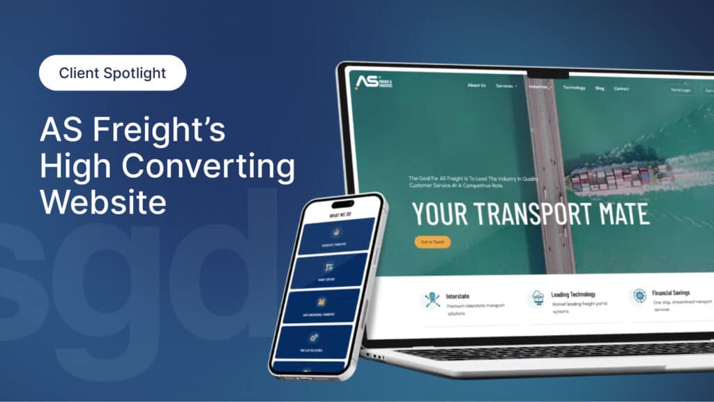 Spotlight: AS Freight's High-Converting Website