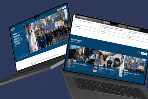 Custom Website featured image for RSL Victoria