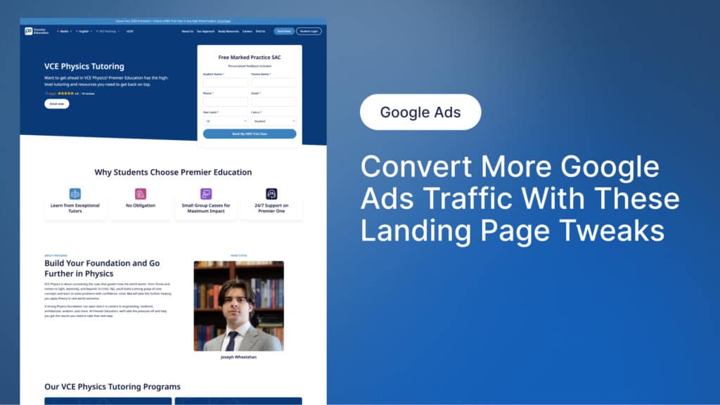 Convert More Google Ads Traffic With These Landing Page Tweaks