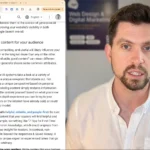 Simon Kelly explaining Google's guide to generative AI website optimisation